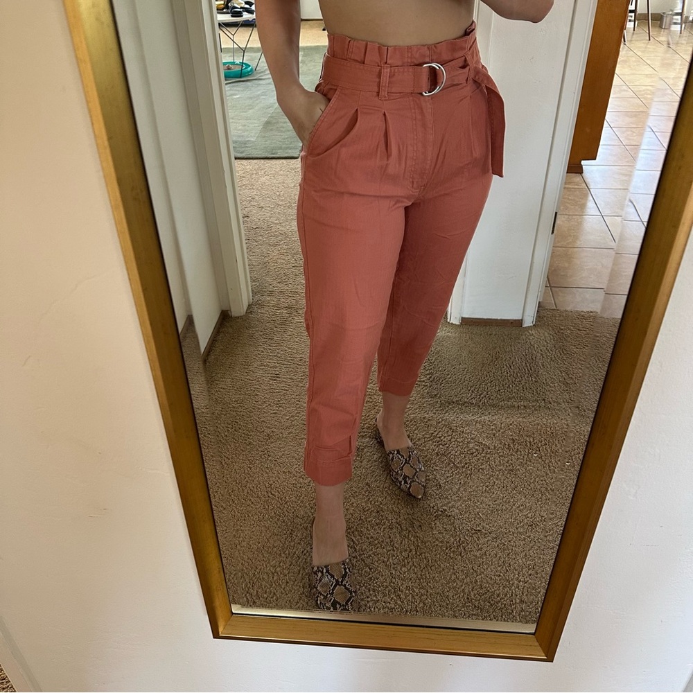 Madewell Tapered Paperbag Pants 27